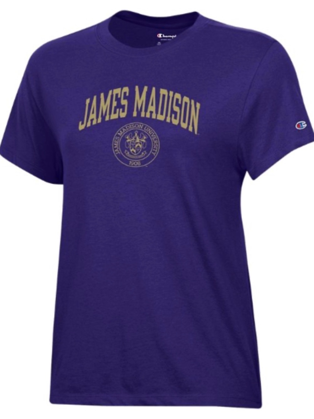 James Madison Champion Purple Graphic Tee (JMU)